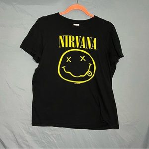 SOLD nirvana band tee